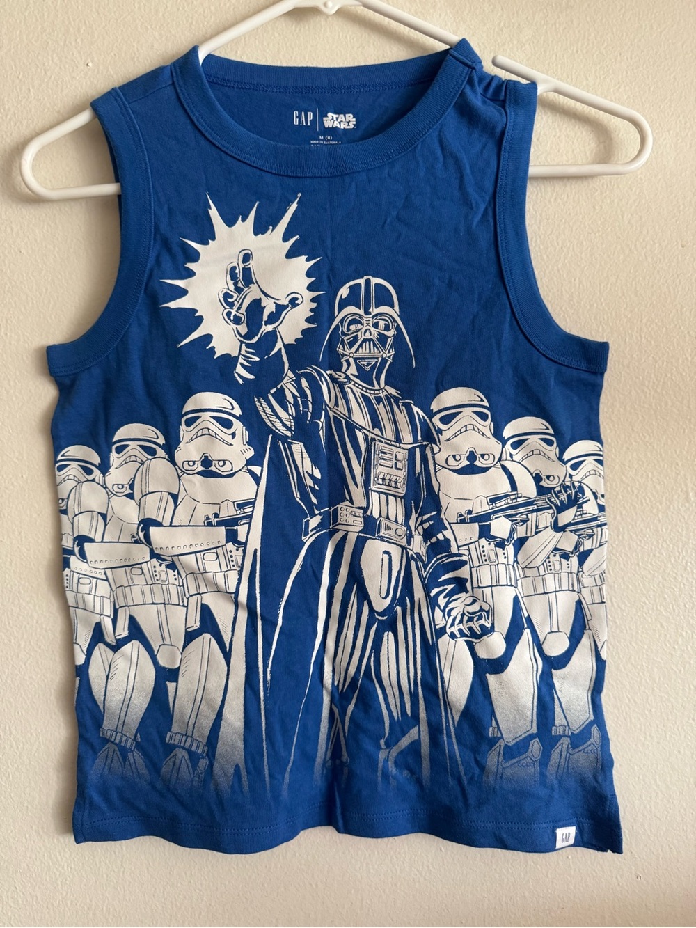 GAP Blue Star Wars Darth Vader & Stormtroopers Tank Top - Kids